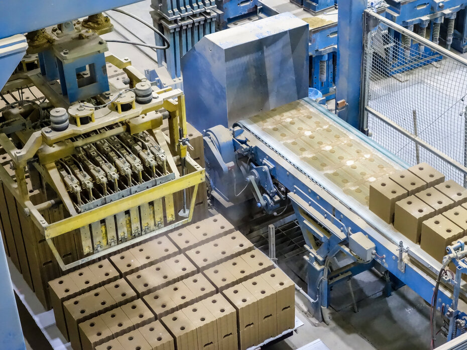 Produktionsanlage zur Herstellung von Kalksandstein